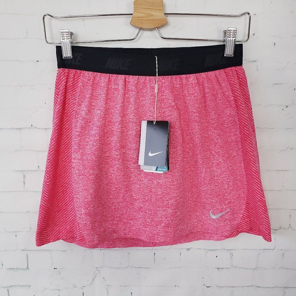 Nike Golf Converge Seamless Skort Size S Heathered Pink NEW 725780 Shorts Liner